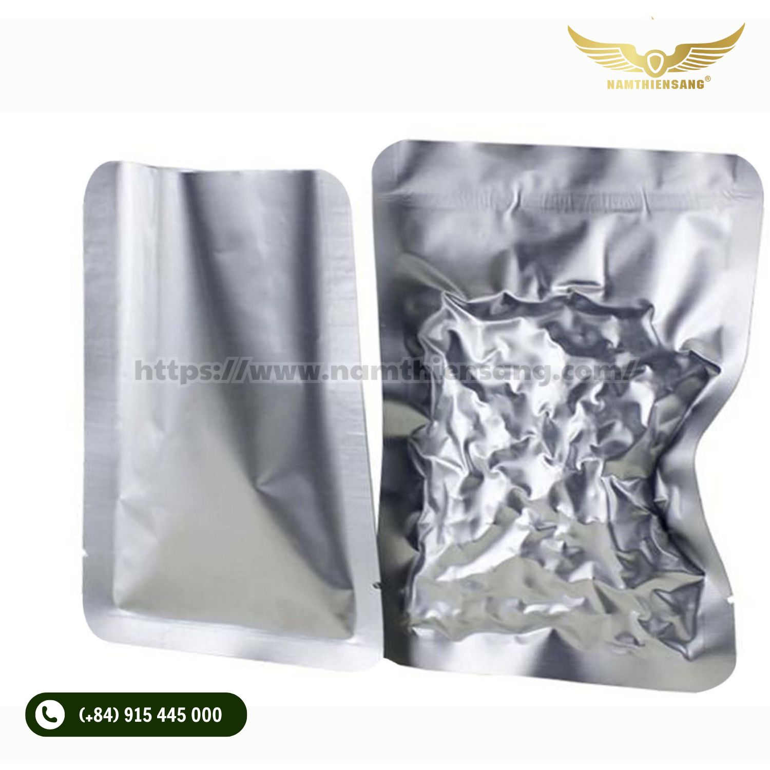 Mẫu túi nhôm 3 biên